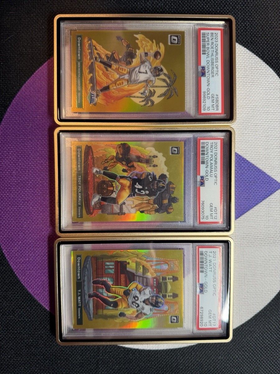 Steelers Legend Downtown Set |Gold, Black Pandora PSA 10 | Ben