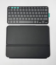 Logitech Flip Folio Bluetooth Keyboard Case for Apple iPad Pro/Air 11" Black