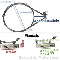 Heizelement HeißLuft Wie Smeg 806890656 2700W 230V FüR Backofen Smeg