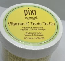 NEW PIXI Vitamin C Tonic To-Go Brightening Toner Pads Full Size 60 Pads AUTHNTIC