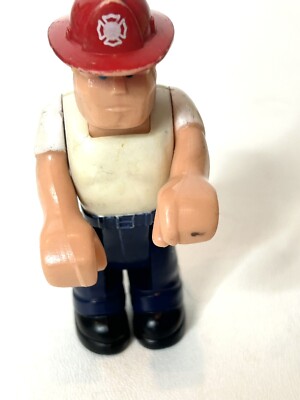 Fisher Price Husky Helper Figure Toy Rescue EMT Worker White Shirt Vintage 1970s