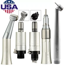 Dental 45° Fiber Optic E-generator 2H /Low Speed Contra Angle Handpiece Kit