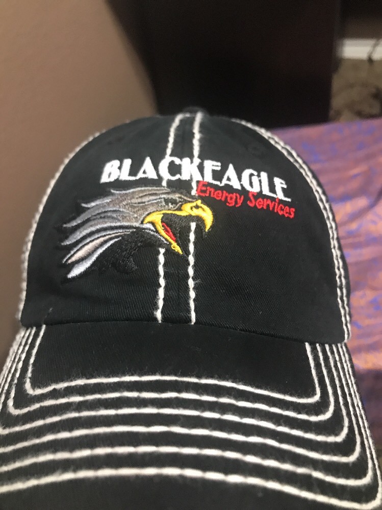 Black Eagle Energy Services With Eagle Decal Base… - image 1