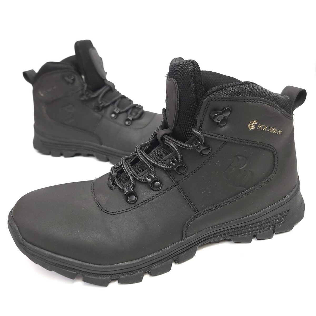 Rocawear Roland Boots Size 10 Black Lace Up Faux Leather | eBay display picture 3