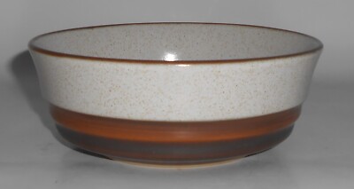 Denby Pottery Stoneware Potter's Wheel Rust Red Cereal Bowl
