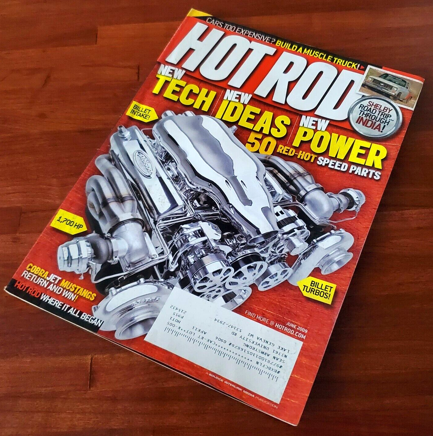 HOT ROD: NEW TECH, NEW IDEAS, NEW POWER RED HOT SPEED PARTS JUNE 2009 BIG BLOCK