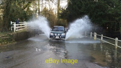 Foto 6x4 Tasburgh Ford Anwohner von Tasburgh beachten keine Warnung o c2014