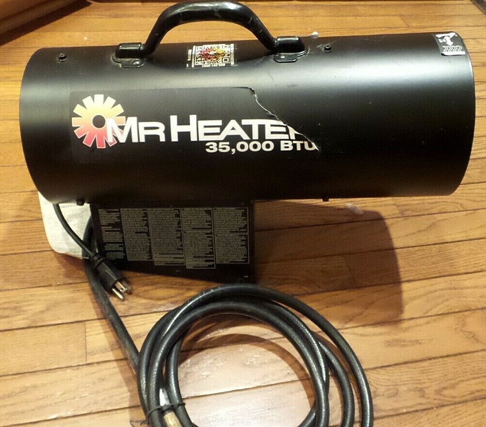 35000 BTU Portable Rugged Forced Air Propane Heater Heavy Duty Jobsite |  eBay