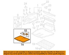 Honda Oem 03-06 Element Interior Trim-cargo Trim Panel 84521scva11za Honda Oem 03-06 Element Interior Trim-cargo Trim Panel 84521scva11za