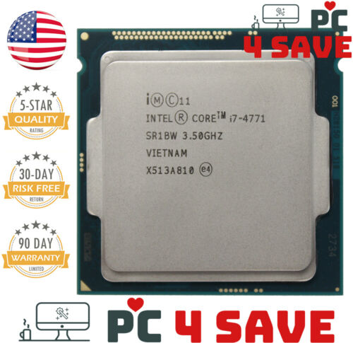 Intel Core i7-4771 SR1BW 3.50GHz 8 Mo Quad-Core LGA1150 Processeur CPU P4S