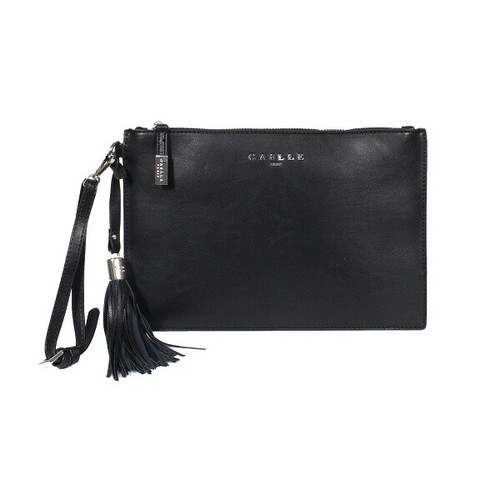 Gaelle Pochette nera basica con logo - Calibro Shop