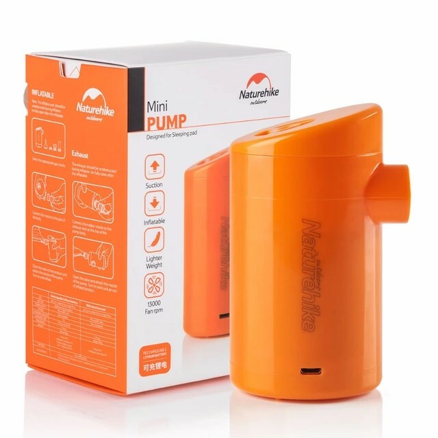 Inflador De Colchones Portatil De Bateria Recargable Múltiples Adaptadores