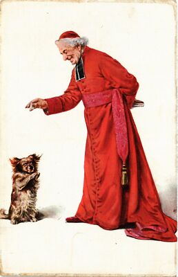 CPA AK Alfred Weber Beg for it DOGS (745935)