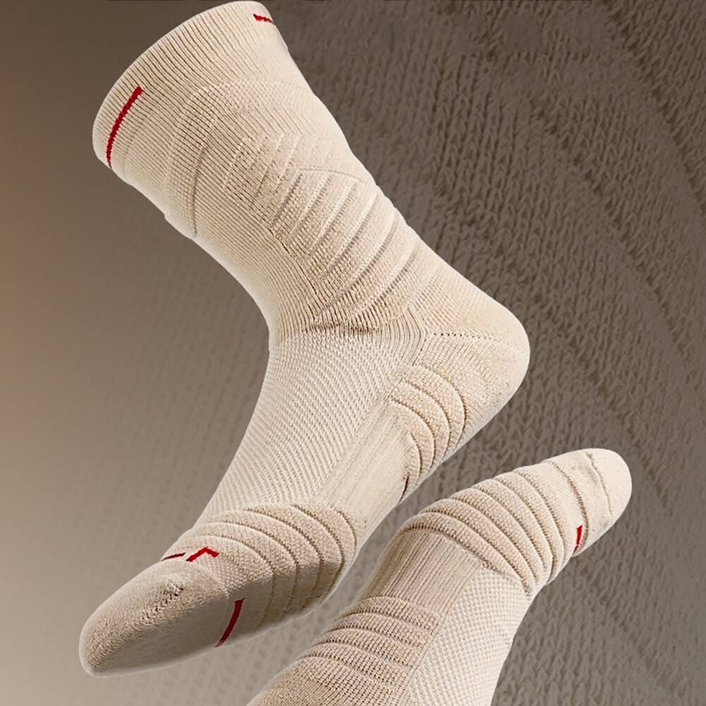 SAOLA Calze sportive da uomo calze da basket suola Terry comode calze da trekking per ragazzi adolescenti