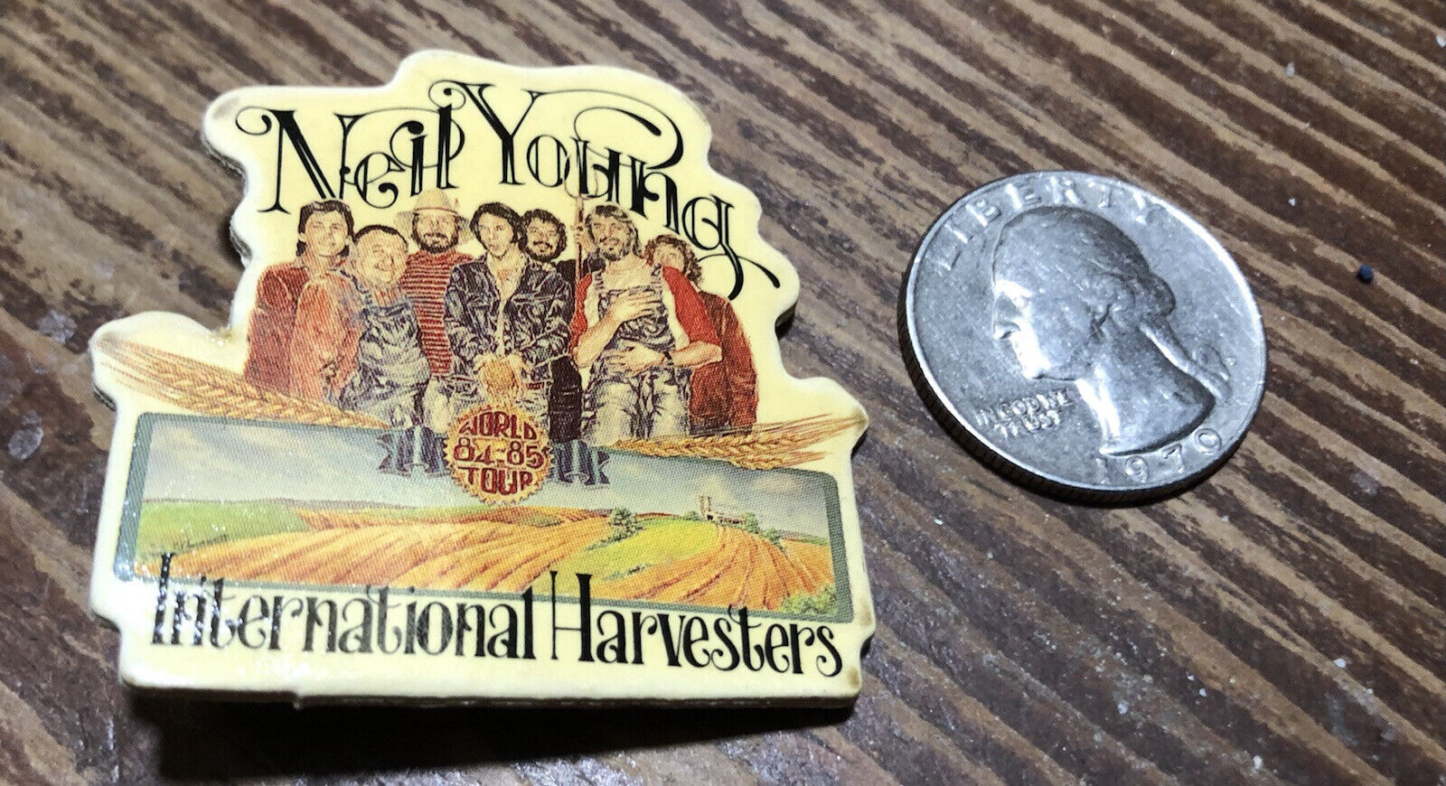 Neil Young International Harvester￼s concert pin
