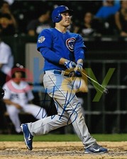 ANTHONY RIZZO signed auto CHICAGO CUBS WORLD SERIES TROPHY 8X10 photo reprint