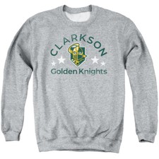 Clarkson Adult Crewneck Sweatshirt Golden Knights, Athletic Heather, S-3XL