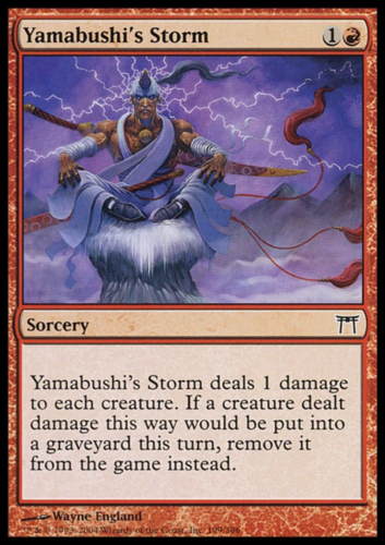 MTG: Yamabushi's Storm - Champions of Kamigawa - Magic Card - Afbeelding 1 van 2