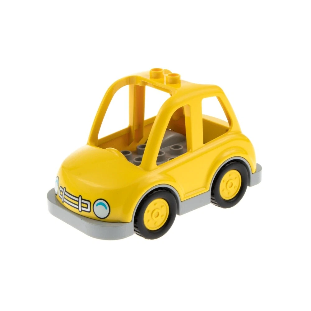 Yellow car lego sales