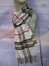 Lot of 3 Plaid Scarf: Cashmink Germany, Without Tag Scarves BONUS