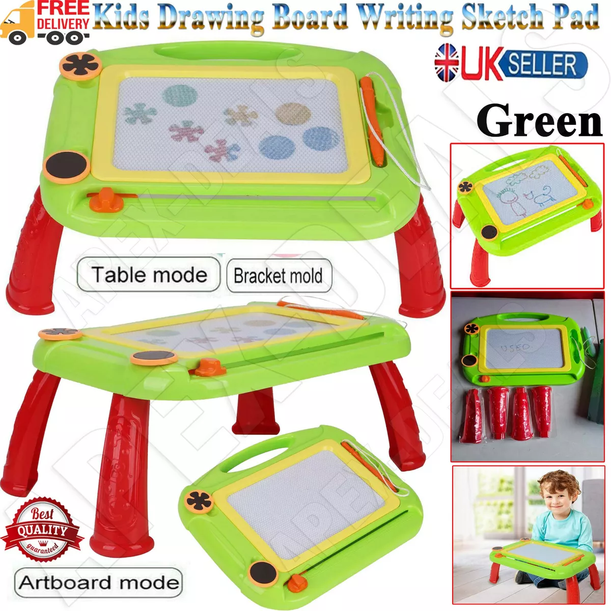 Kids Magnetic Painting Drawing Writing Board Toy Graffiti Table