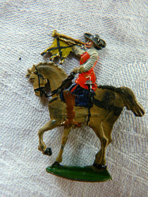 Plats d'étain - Zinnfiguren : 12 cuirassiers français guerre de 1870 - Lot 2