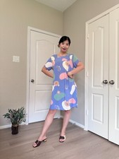 Women's Casual Dress-Cute Cartoon Design-100% Viscose Material