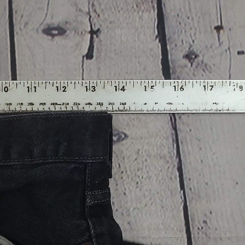 Levi 550 Jeans Boys Size 14 (25x27) Slim Relaxed Fit Straight Leg Black VGUC - Picture 11 of 11
