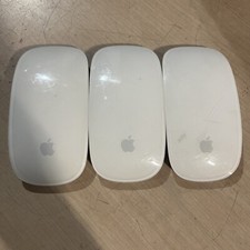 LOT OF 3 APPLE A1296 WIRELESS TACTILE/MULTI-TOUCH MOUSE A1296