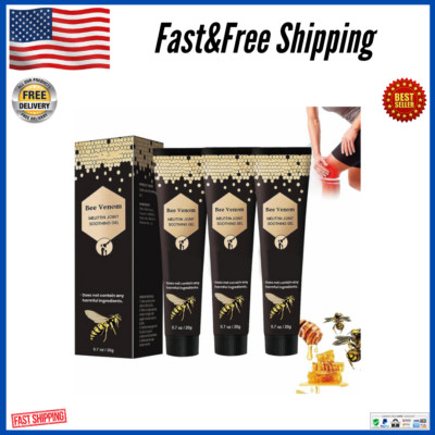 3PCS New Zealand Bee Venom Skin Treatment Cream, 2024 New Bee Venom Treatment Cr