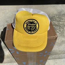 Vintage Fishing Hat Yakima Bait Co Hat Wordens Snapback Rooster Tail Spinner