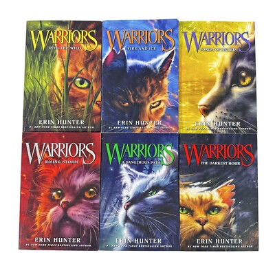 WARRIORS The PROPHECIES BEGIN 6 Book Set Erin Hunter Original