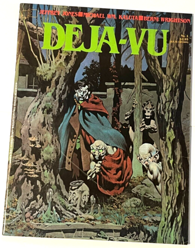 DEJA-VU #1 Berni Wrightson Art & Cover! +MW Kaluta! Jeff Jones! 1982 FantaCo Mag - Picture 1 of 5
