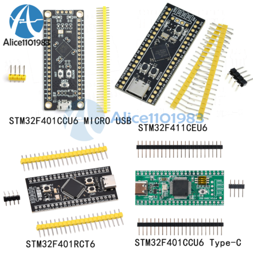 STM32F401RCT6 STM32F401CCU6 STM32F411CEU6 Core Development Board Type-C USB DIY - Afbeelding 1 van 49