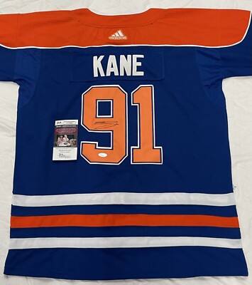 Evander Kane Signed Autographed Edmonton Oilers Jersey JSA COA Stanley Cup 