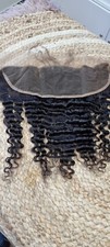 13X4 DEEP WAVE LACE FRONTAL 16INCH BRAZILIAN EAR TO EAR 1B NATURAL COLOUR SALES