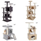Cat Tree Tower Condo Furniture Scratch Post Kitty Comfortable Home Multiple Size