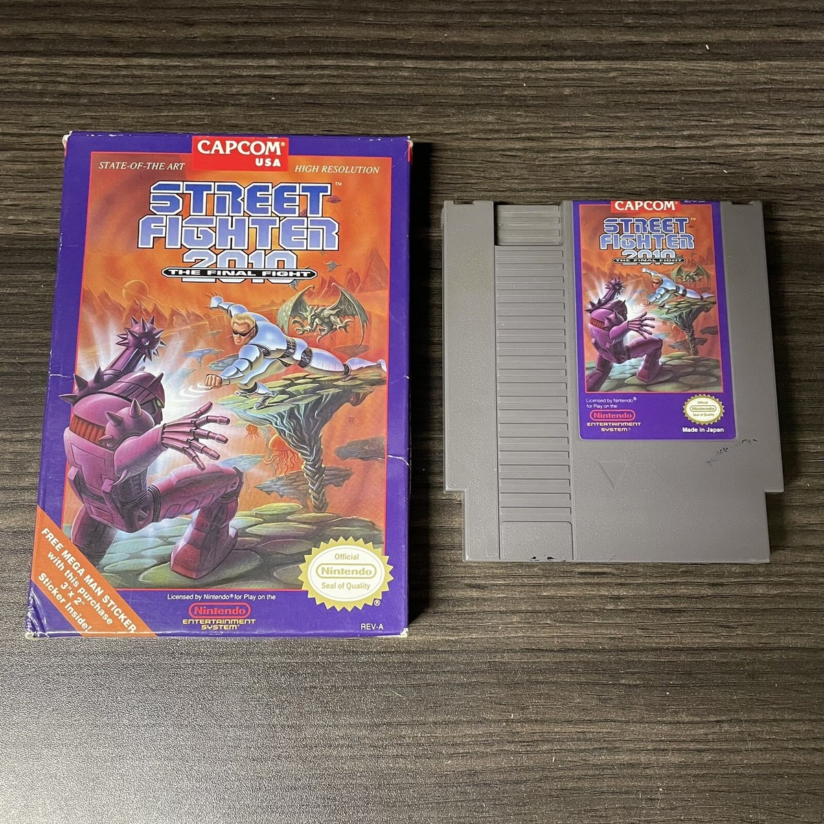 Street Fighter 2010: The Final Fight Nintendo NES CB Game