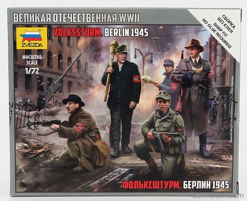 Kit 1:72 soldados alemanes en la guerra mundial 1939-1945 Segunda Guerra Mundial ruso Zvezda KIT - Imagen 27 de 28