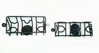 Front Indicator Schutzgitter Set Stahl Schwarz FüR Mahindra Thar Jeeps Ecs