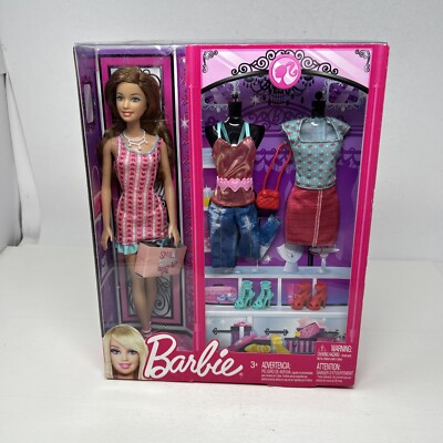 Year 2012 Barbie Fashion Doll - Hispanic Model TERESA BBX44 with Extra Outfits