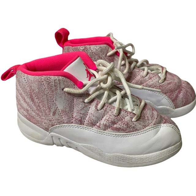 white hyper pink jordan 12