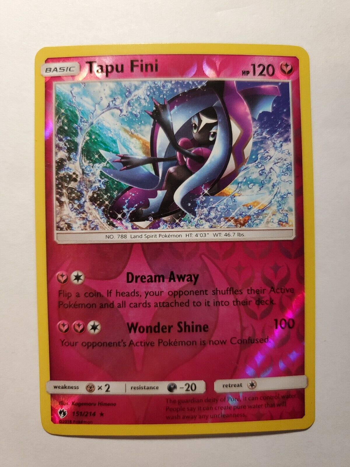 Tapu Fini (151/214), Busca de Cards