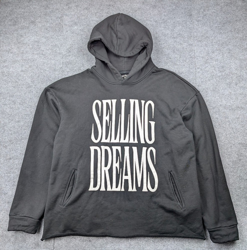 Broken Dreams Hoodie Mens 2XL Heavyweight Selling Dreams Streetwear Athleisure