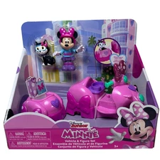 New disney junior minnie vehicle & figurine set 