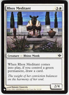 Rhox Meditant C The List Reprints 16/145 LP