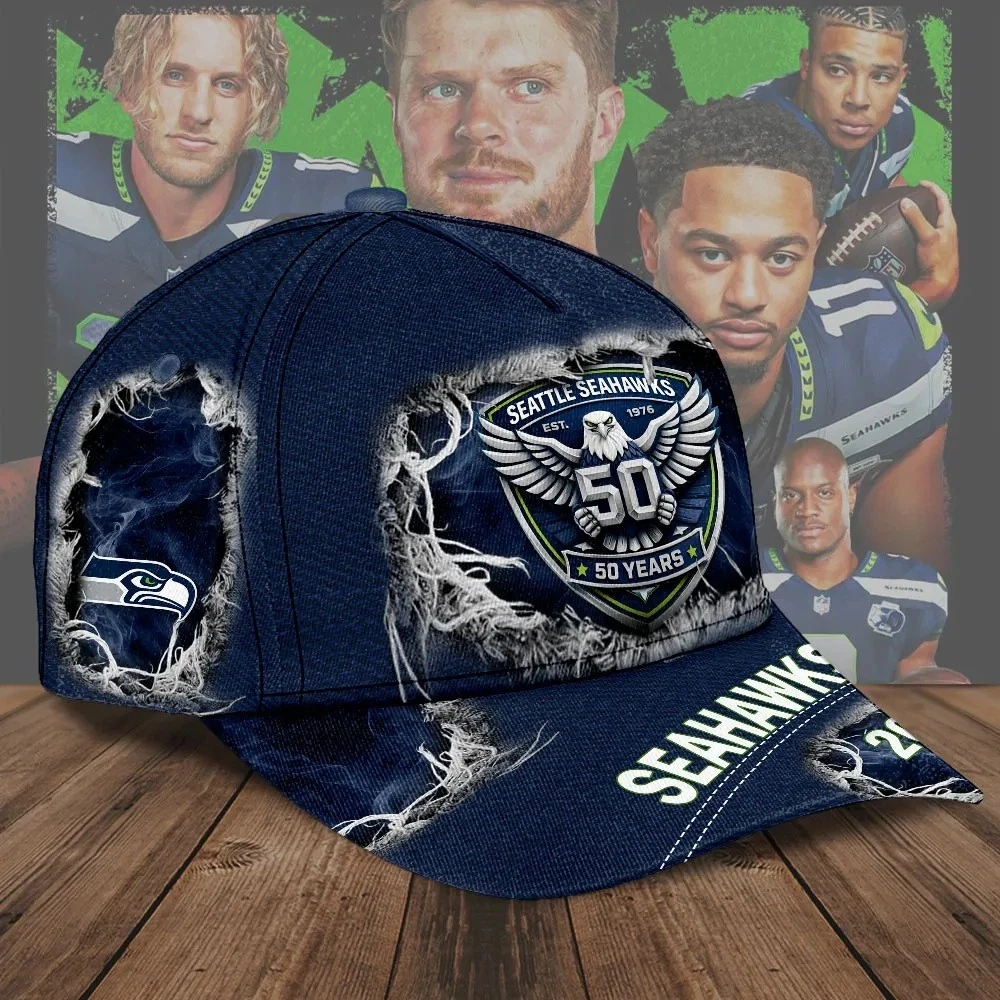 Seahawks 50th Anniversary Classic Cap