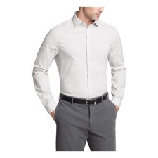 Calvin Klein Men's Dress Shirt Non Iron Stretch Slim Fit C #10,*#