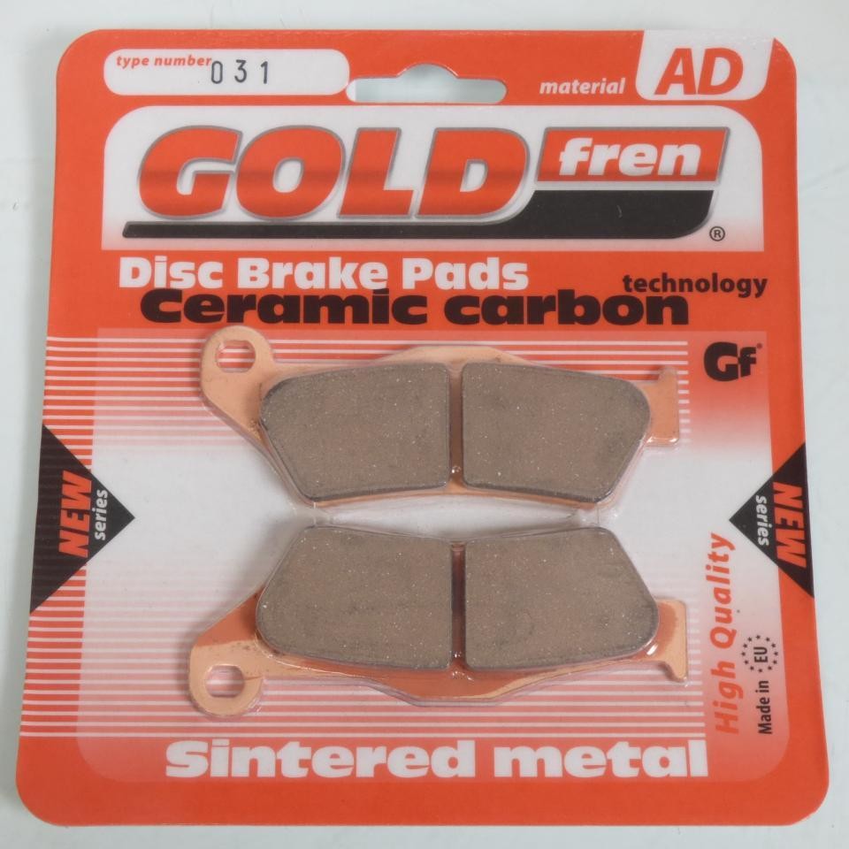 Plaquette de frein Gold Fren pour CCM 400 FT 35 S avant 2007-2009
