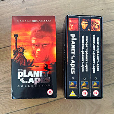 The Planet of the Apes Collection VHS Box Set PAL 2001 5 Films